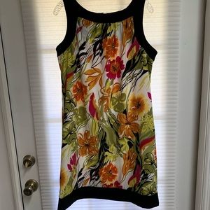 Women’s AGB Dress Sleeveless floral with black